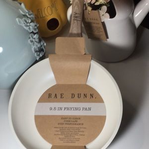 Rae Dunn FRY. 9.5” Frying Pan - WHITE